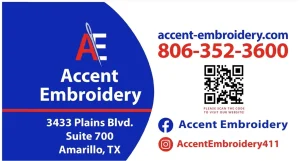 Contact Accent Embroidery