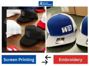 Screen Pring vs. Embroidery Screen Pring vs. Embroidery